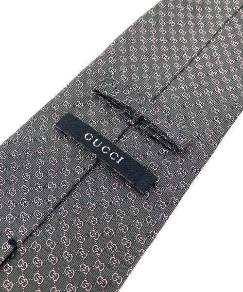 GUCCI（グッチ）GUCCI (グッチ) ネクタイ グレー サイズ:　の古着・服飾アイテム