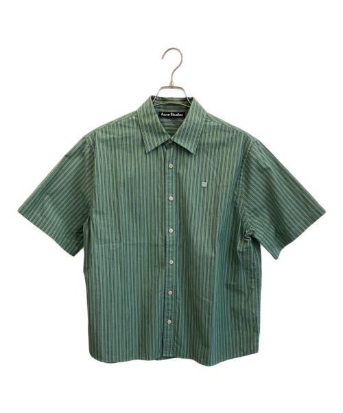 Acne studios（アクネ ストゥディオズ）ACNE STUDIOS (アクネ ストゥディオズ) 半袖シャツ グリーン サイズ:XSの古着・服飾アイテム