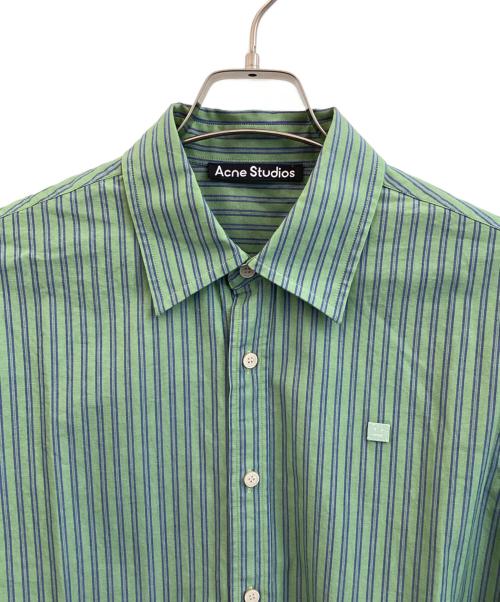 Acne studios（アクネ ストゥディオズ）ACNE STUDIOS (アクネ ストゥディオズ) 半袖シャツ グリーン サイズ:XSの古着・服飾アイテム