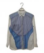 COMME des GARCONS SHIRTコムデギャルソンシャツ）の古着「長袖シャツ」｜ホワイト×ブルー