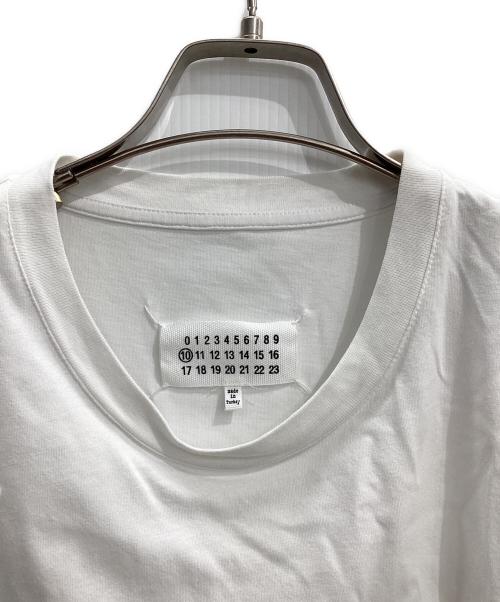 Maison Margiela（メゾンマルジェラ）Maison Margiela (メゾンマルジェラ) 半袖カットソー ホワイト サイズ:48の古着・服飾アイテム