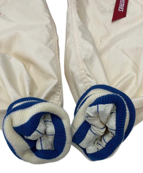 ALPHA INDUSTRIES（アルファインダストリーズ）ALPHA INDUSTRIES (アルファインダストリーズ) New Era (ニューエラ) NBA (エヌビーエー) ボンバージャケット　L-2B Bomber Jacket ブルー×アイボリー サイズ:XLの古着・服飾アイテム