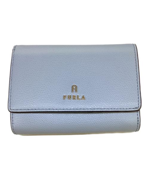 FURLA（フルラ）FURLA (フルラ) 2つ折り財布 スカイブルーの古着・服飾アイテム