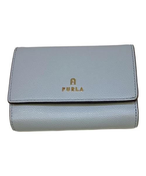 FURLA（フルラ）FURLA (フルラ) 2つ折り財布 スカイブルーの古着・服飾アイテム