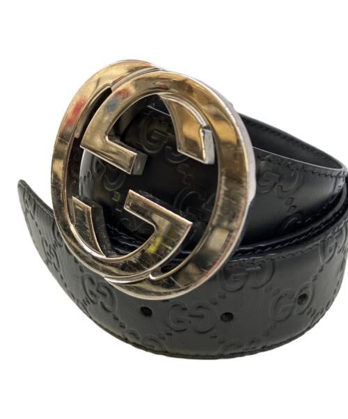 GUCCI（グッチ）GUCCI (グッチ) ベルト ブラックの古着・服飾アイテム