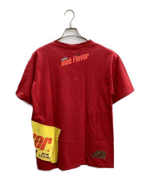stussy（ステューシー）stussy (ステューシー) 半袖カットソー レッド サイズ:Lの古着・服飾アイテム