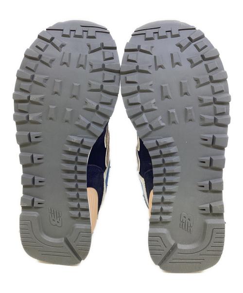 NEW BALANCE（ニューバランス）NEW BALANCE (ニューバランス) 574 ネイビー×ピンク サイズ:22.5の古着・服飾アイテム