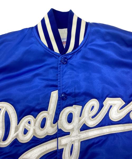 STARTER（スターター）STARTER (スターター) スタジャン　MLB Diamond COLLECTION　ドジャース 古着 ブルー サイズ:Mの古着・服飾アイテム