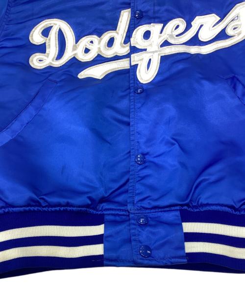 STARTER（スターター）STARTER (スターター) スタジャン　MLB Diamond COLLECTION　ドジャース 古着 ブルー サイズ:Mの古着・服飾アイテム
