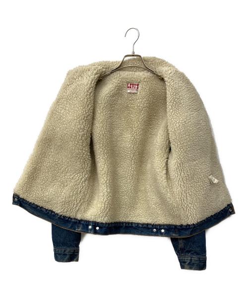 LEVI'S（リーバイス）LEVI'S (リーバイス) ボアデニムジャケット ベージュ サイズ:Lの古着・服飾アイテム