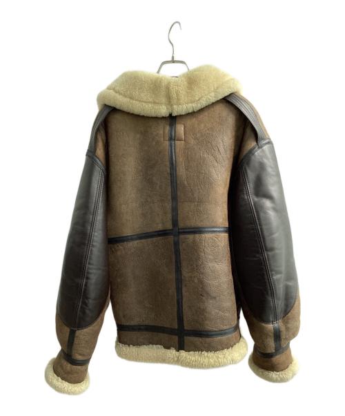AVIREX（アヴィレックス）AVIREX (アヴィレックス) ムートンジャケット ブラウン サイズ:38の古着・服飾アイテム