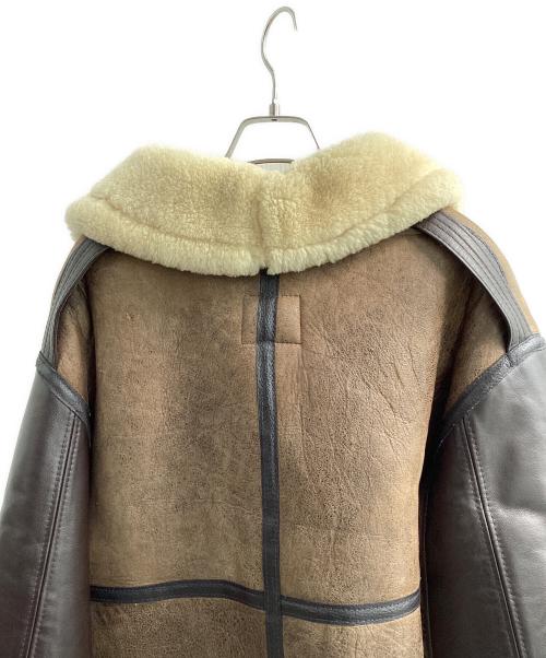 AVIREX（アヴィレックス）AVIREX (アヴィレックス) ムートンジャケット ブラウン サイズ:38の古着・服飾アイテム
