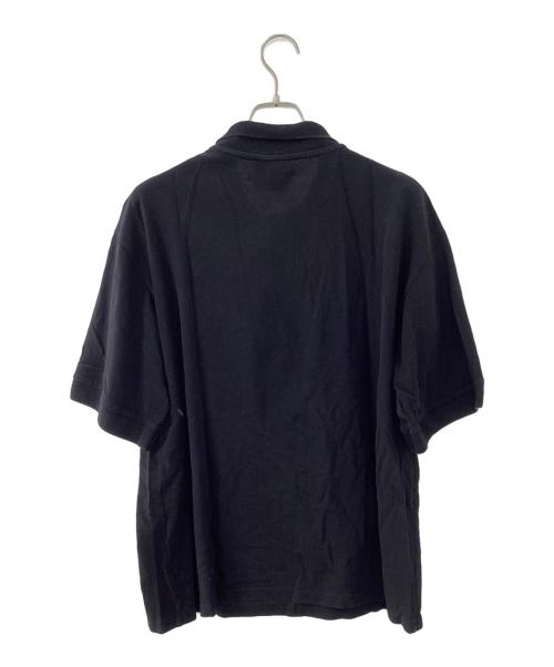 maison kitsune（メゾンキツネ）maison kitsune (メゾンキツネ) ポロシャツ　ACIDE FOX ブラック サイズ:Mの古着・服飾アイテム