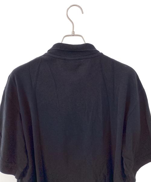 maison kitsune（メゾンキツネ）maison kitsune (メゾンキツネ) ポロシャツ　ACIDE FOX ブラック サイズ:Mの古着・服飾アイテム