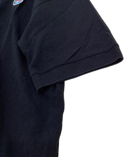 maison kitsune（メゾンキツネ）maison kitsune (メゾンキツネ) ポロシャツ　ACIDE FOX ブラック サイズ:Mの古着・服飾アイテム