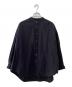 Graphpaper（グラフペーパー）の古着「Oxford Oversized Band Collar Shirt」｜ブラック