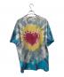 EMOTIONALLY UNAVAILABLE (エモーショナリー・アンアベイラブル) 半袖カットソー ブルー×イエロー サイズ:XL：15000円