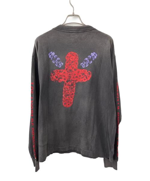 SAINT MICHAEL（セントマイケル）SAINT MICHAEL (セントマイケル) 長袖カットソー　BORN SAINT ブラック サイズ:Lの古着・服飾アイテム