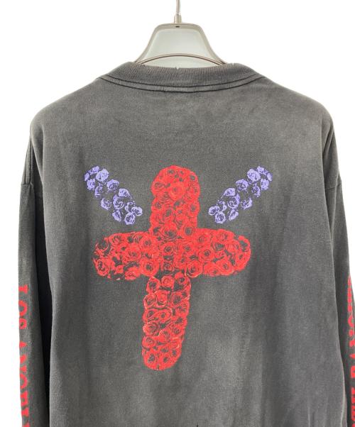 SAINT MICHAEL（セントマイケル）SAINT MICHAEL (セントマイケル) 長袖カットソー　BORN SAINT ブラック サイズ:Lの古着・服飾アイテム