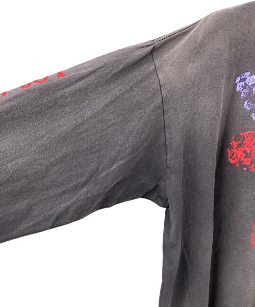SAINT MICHAEL（セントマイケル）SAINT MICHAEL (セントマイケル) 長袖カットソー　BORN SAINT ブラック サイズ:Lの古着・服飾アイテム