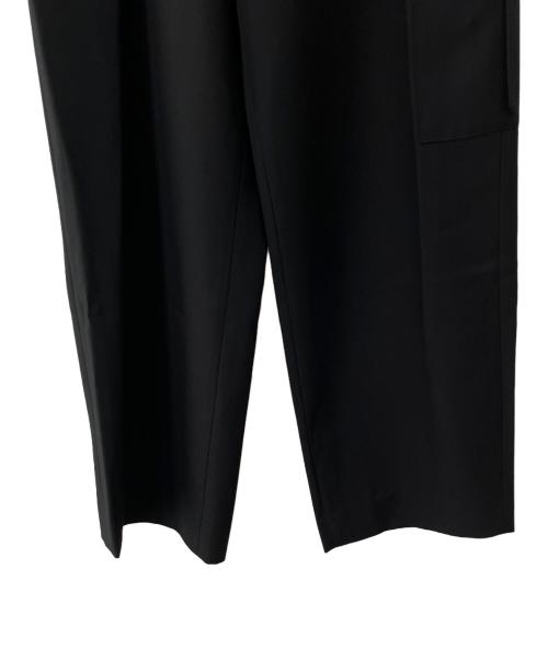 CULLNI（クルニ）CULLNI (クルニ) Chambray Twill Patch Pocket Wide Pants ブラック サイズ:1の古着・服飾アイテム