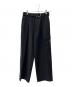 CULLNI（クルニ）の古着「Chambray Twill Patch Pocket Wide Pants」｜ブラック