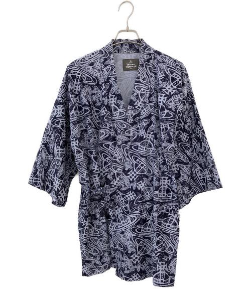 Vivienne Westwood man（ヴィヴィアン ウェストウッド マン）Vivienne Westwood man (ヴィヴィアン ウェストウッド マン) 甚平 ネイビー サイズ:Fの古着・服飾アイテム