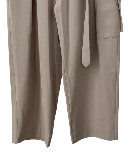 CULLNI（クルニ）CULLNI (クルニ) Chambray Twill Patch Pocket Wide Pants ベージュ サイズ:1の古着・服飾アイテム