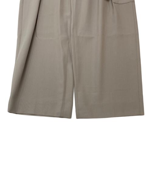 CULLNI（クルニ）CULLNI (クルニ) Chambray Twill Patch Pocket Wide Pants ベージュ サイズ:1の古着・服飾アイテム