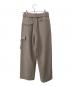 CULLNI (クルニ) Chambray Twill Patch Pocket Wide Pants ベージュ サイズ:1：13000円