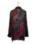 WILDSIDE YOHJI YAMAMOTO (ワイルドサイド ヨウジ ヤマモト) 龍が如くスタジオ Rayon Shirt(花髑髏) シャツ ブラック サイズ:3：60000円