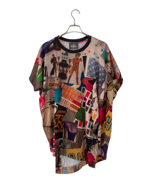 Vivienne Westwood man（ヴィヴィアン ウェストウッド マン）Vivienne Westwood man (ヴィヴィアン ウェストウッド マン) カットソー ベージュ×ブラウン サイズ:Fの古着・服飾アイテム