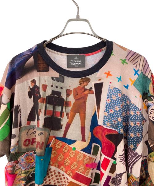 Vivienne Westwood man（ヴィヴィアン ウェストウッド マン）Vivienne Westwood man (ヴィヴィアン ウェストウッド マン) カットソー ベージュ×ブラウン サイズ:Fの古着・服飾アイテム