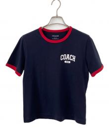 COACH（コーチ）の古着「半袖カットソー」｜ネイビー