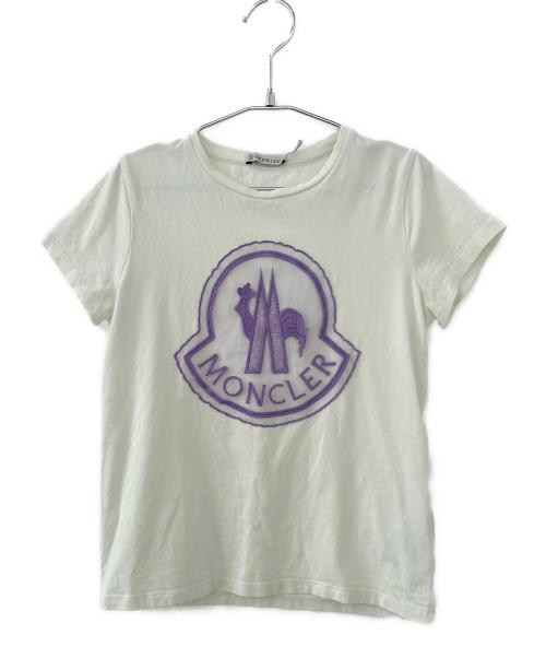 MONCLER（モンクレール）MONCLER (モンクレール) 半袖カットソー ホワイト サイズ:140の古着・服飾アイテム