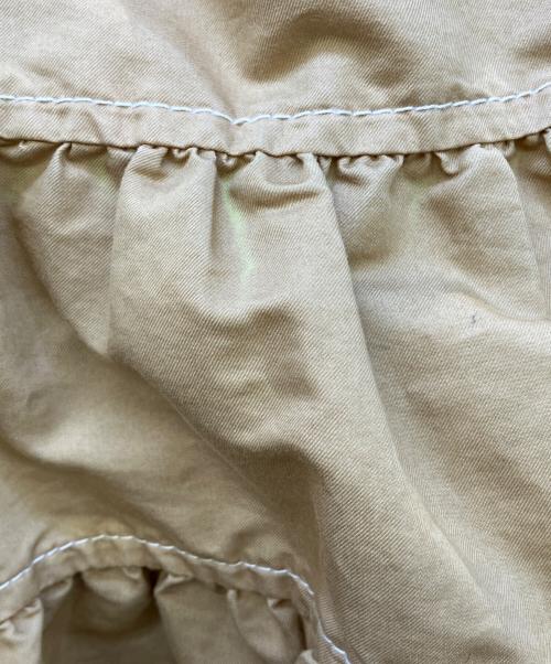 tricot COMME des GARCONS（トリココムデギャルソン）tricot COMME des GARCONS (トリココムデギャルソン) ティアードスカート ベージュ サイズ:Fの古着・服飾アイテム