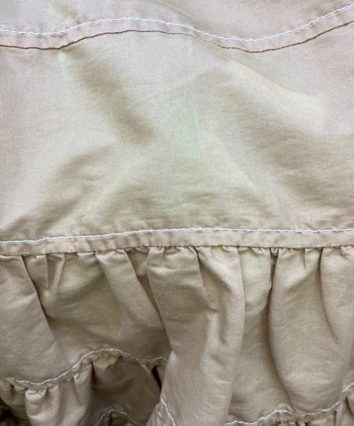 tricot COMME des GARCONS（トリココムデギャルソン）tricot COMME des GARCONS (トリココムデギャルソン) ティアードスカート ベージュ サイズ:Fの古着・服飾アイテム