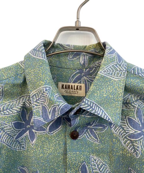 KAHALA（カハラ）KAHALA (カハラ) 半袖シャツ グリーン サイズ:Mの古着・服飾アイテム