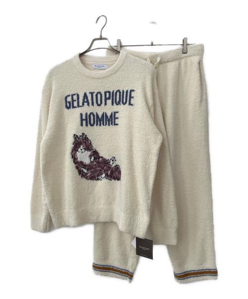 GELATO PIQUE HOMME（ジェラートピケ オム）GELATO PIQUE HOMME (ジェラートピケ オム) セットアップ アイボリー サイズ:M 未使用品の古着・服飾アイテム