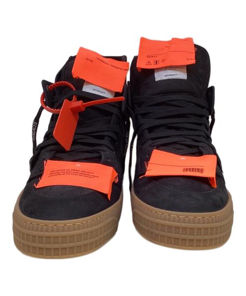 OFF-WHITE（オフホワイト）OFF-WHITE (オフホワイト) CUP SOLE 3.0 ハイカットスニーカー ブラック×オレンジ サイズ:44の古着・服飾アイテム