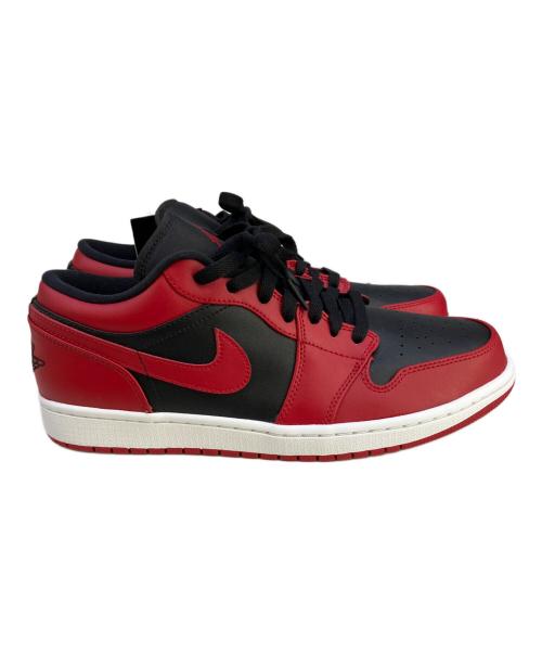 NIKE（ナイキ）NIKE (ナイキ) スニーカー　AIR JORDAN 1 LOW レッド×ブラック サイズ:28.5 未使用品の古着・服飾アイテム