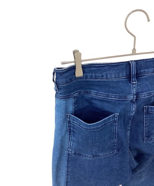 AVIREX（アヴィレックス）AVIREX (アヴィレックス) リメイクデニムパンツ ブルー サイズ:Lの古着・服飾アイテム
