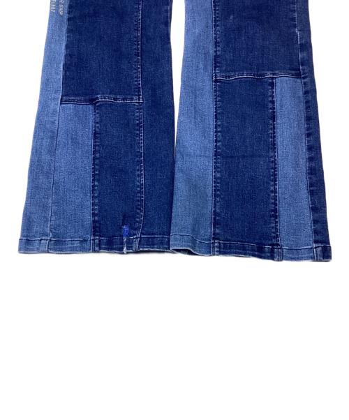 AVIREX（アヴィレックス）AVIREX (アヴィレックス) リメイクデニムパンツ ブルー サイズ:Lの古着・服飾アイテム
