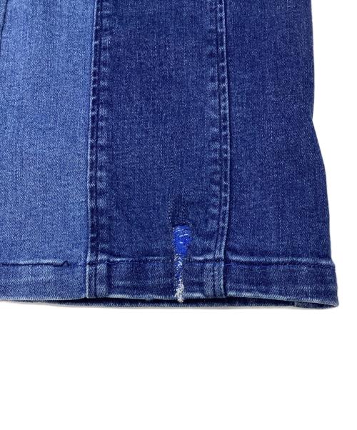 AVIREX（アヴィレックス）AVIREX (アヴィレックス) リメイクデニムパンツ ブルー サイズ:Lの古着・服飾アイテム