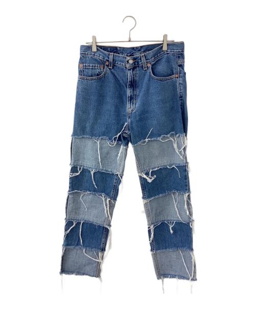 LEVI'S（リーバイス）LEVI'S (リーバイス) リメイクデニムパンツ ブルー サイズ:W34の古着・服飾アイテム