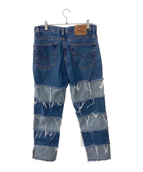 LEVI'S（リーバイス）LEVI'S (リーバイス) リメイクデニムパンツ ブルー サイズ:W34の古着・服飾アイテム