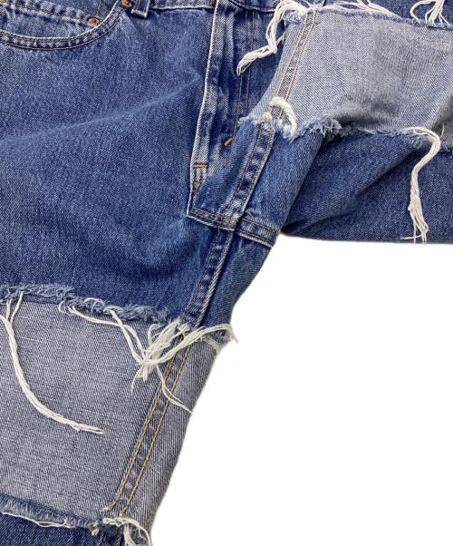 LEVI'S（リーバイス）LEVI'S (リーバイス) リメイクデニムパンツ ブルー サイズ:W34の古着・服飾アイテム