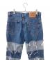中古・古着 LEVI'S (リーバイス) リメイクデニムパンツ ブルー サイズ:W34：7000円