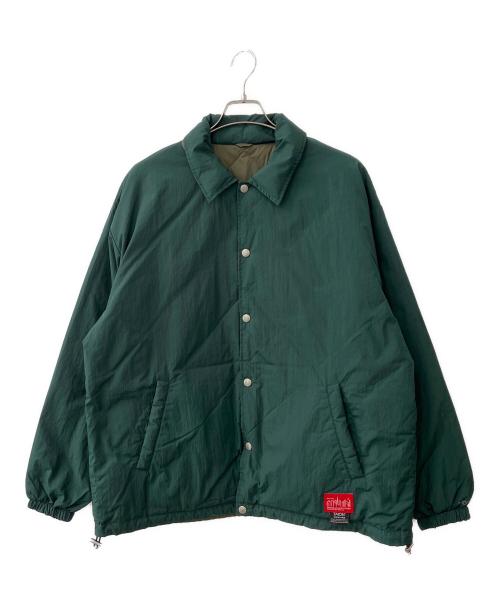 Manhattan Portage（マンハッタンポーテージ）Manhattan Portage (マンハッタンポーテージ) TAION (タイオン) リバーシブルダウンジャケット グリーン サイズ:Lの古着・服飾アイテム