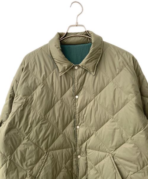 Manhattan Portage（マンハッタンポーテージ）Manhattan Portage (マンハッタンポーテージ) TAION (タイオン) リバーシブルダウンジャケット グリーン サイズ:Lの古着・服飾アイテム